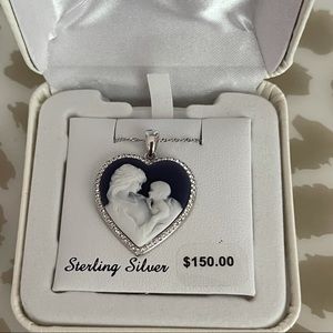 A mother’s love is forever starling silver necklace